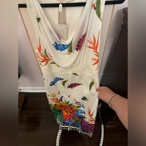 Cannella White Floral Dress